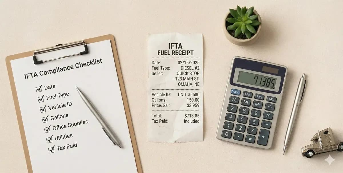 IFTA Fuel Receipt Requirements: Complete Compliance Guide for 2025