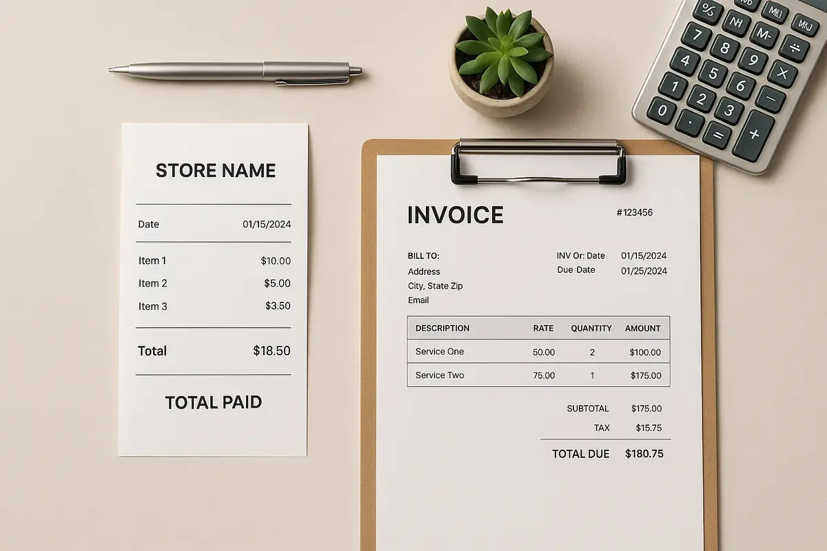 Receipt vs Invoice: Key Differences and When to Use Each